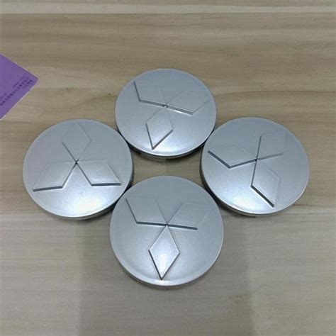 Laifu Pcs Set Mm For Mitsubishi Logo Badge Car Wheel Center Rim Hub