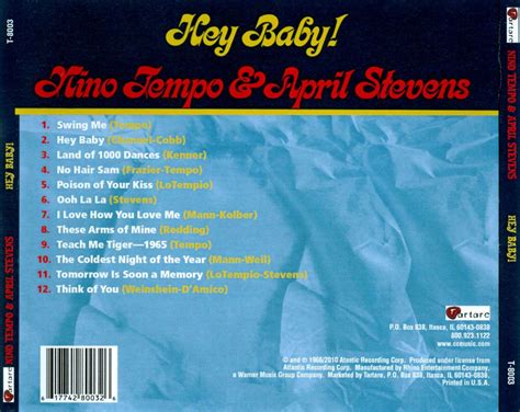 Round To Midnight Nino Tempo And April Stevens Hey Baby 1966