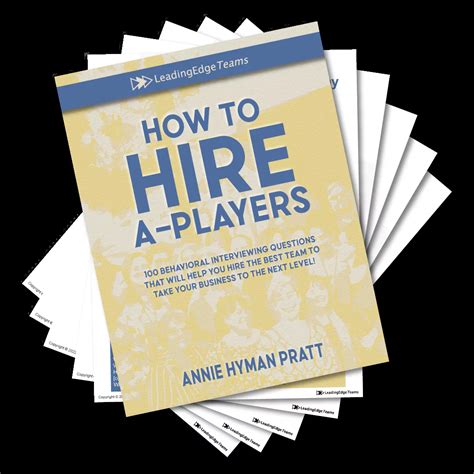 Hiring A Players Eguide Key To Success