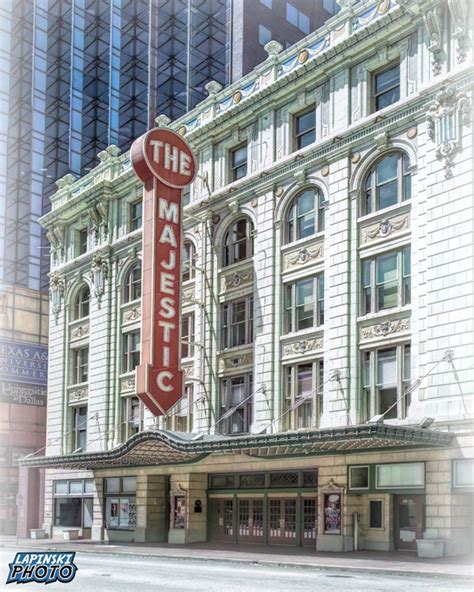 The Majestic Theater Photograph Dallas Texas Color Photography Art