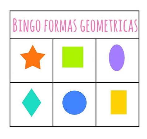 Bingo de figuras geométricas