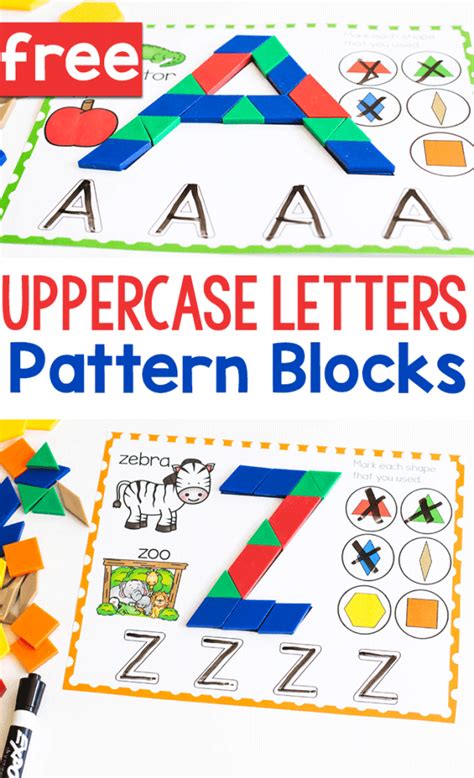 Free Printable Uppercase Block Letters Printable Templates