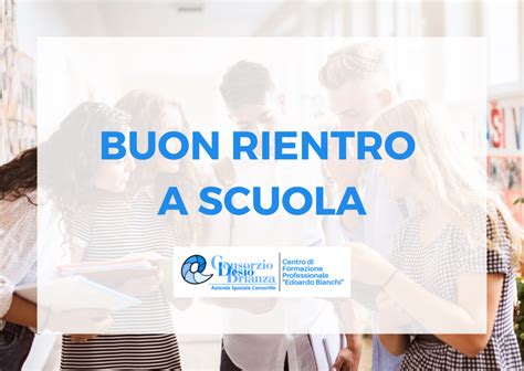 Lettera Di Inizio Anno Scolastico Cfp E Bianchi