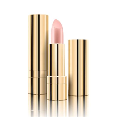 Premium Vector Golden Lipstick Tube Template Vector Mockup 3d Realistic Packaging Opened And