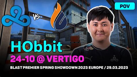 CSGO POV Cloud9 HObbit 24 10 Vs Copenhagen Flames Vertigo BLAST