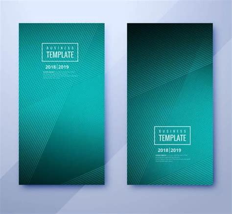 Abstract Geometric Business Template Brochure Set Design Eps Vector Uidownload