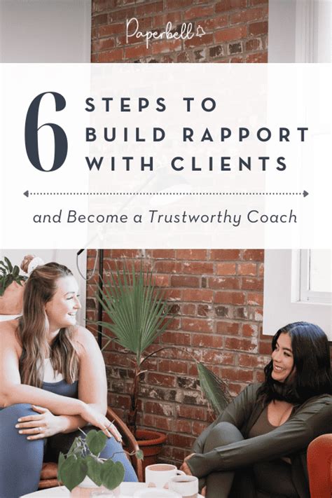 6 Steps To Build Rapport With Clients And Become A Trustworthy Coach