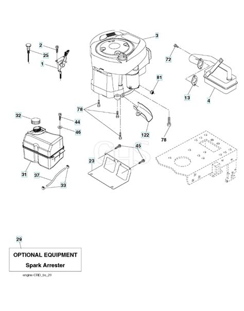 Husqvarna Cth 141 Engine GHS