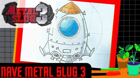 Como Dibujar La Nave De Metal Slug 3 Paso A Paso Fácil Lápiz