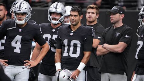 Nfl Rumors Raiders Bench Jimmy Garoppolo Start Rookie Qb Aidan O