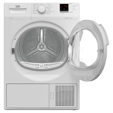 Beko Dtlp W Dtlp Kg Heat Pump Dryer With Sensor Programmes