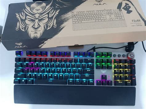 Aula F Keyboard Mechanical Blue Switch Pcuwant