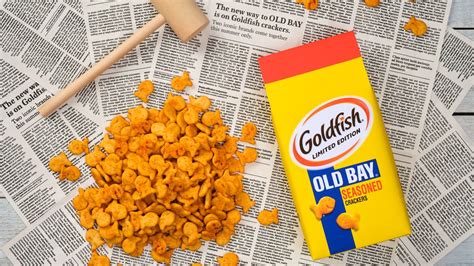 Goldfish Crackers Adds Old Bay Seasoning Flavor