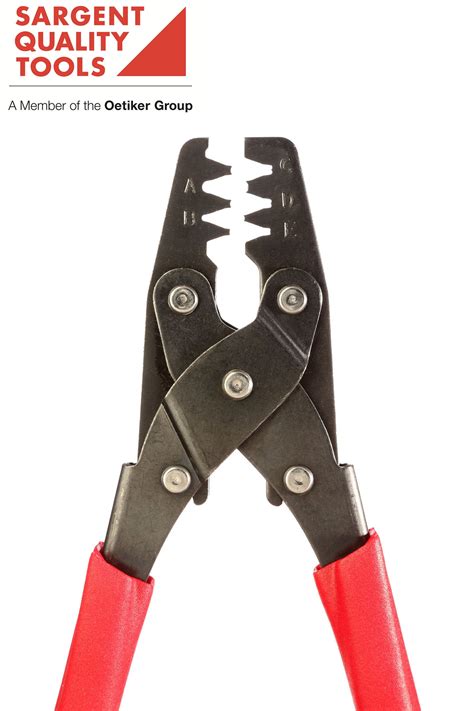 Open Barrel Terminal Crimp Tool For Sealed Terminals Sargent® 1026