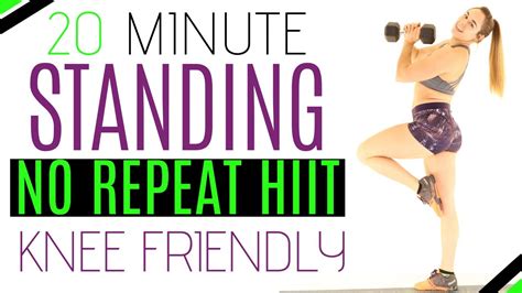 Very Sweaty No Repeat Standing Abs Cardio Dumbbell Workout Min