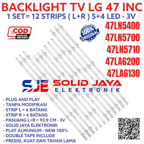 Jual Backlight Tv Lg Inc Ln Ln Ln La