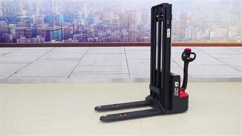 Full Electric Pallet Stacker Lift Height Forklift Electric Stacker