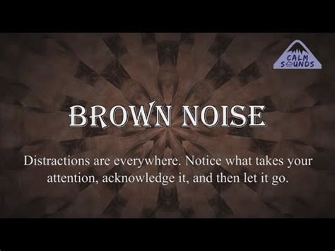 Brown Noise For Studying 30 Minutes YouTube