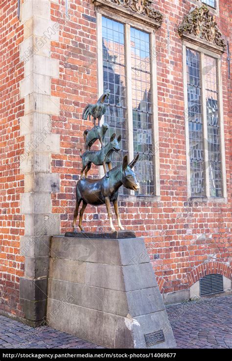 Bremer Stadtmusikanten Statue Lizenzfreies Bild 14069677