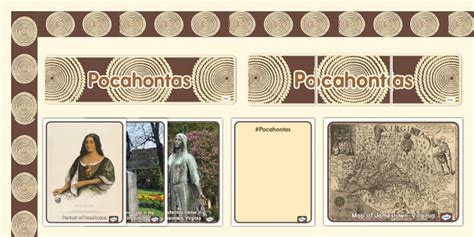 Pocahontas Bulletin Board Pack Teacher Made Twinkl