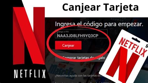 Cómo pagar Netflix con tarjeta de regalo