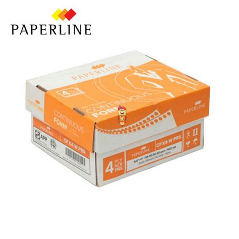 Jual Kertas Continuous Form Paperline 9 5 X11 4 Ply CF K4 PRS Warna