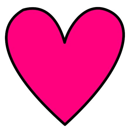 Hot Pink Heart Clip Art Clipart Panda Free Clipart Images