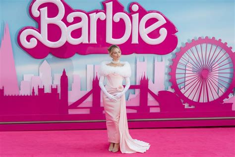 Barbie London Premiere Margot Robbie Ryan Gosling And Dua Lipa Walk