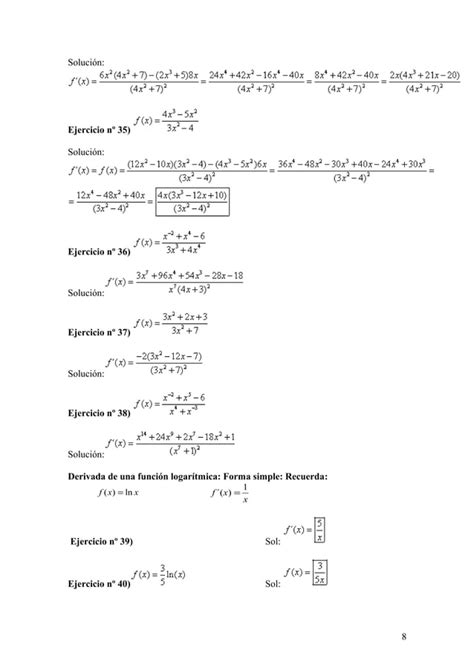 Derivadas Resueltas Paso A Paso1c2ba Css PDF