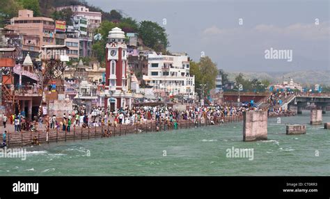 Haridwar near the Ganges Stock Photo - Alamy