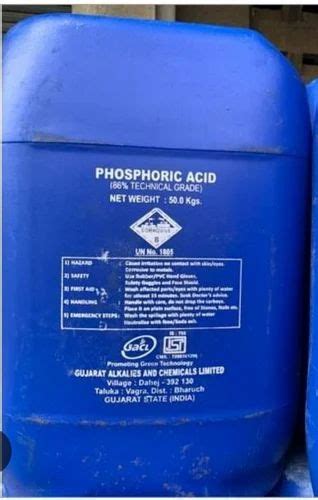 Phosphoric Acid Liquid At Rs Litre Laxmipura Vadodara Id