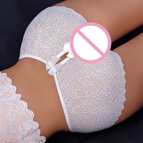 Calcinha Sexy De Renda Para Mulheres Roupa Ntima Aberta Lingerie Er