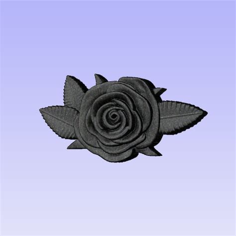 3d Printed Rose Stl Etsy