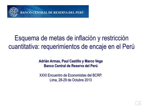 Pdf Esquema De Metas De Inflaci N Y Restricci N Cuantitativa