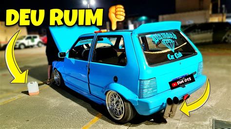 FIAT UNO BODY KIT AZUL LEDS DEU RUIM YouTube