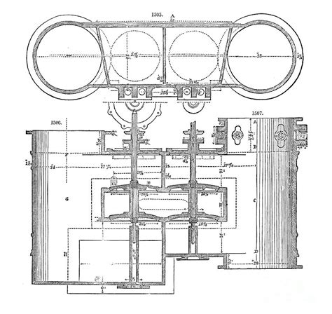 Varieties Of Steam Engines G4 Drawing By Historic Illustrations Pixels