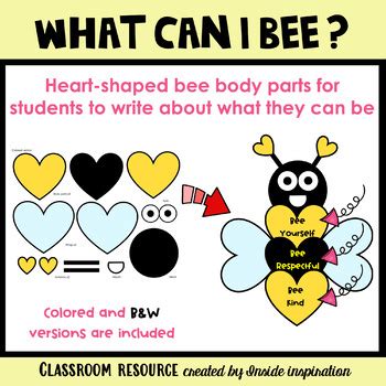 Bee Themed Bee Craft Affirmation Bulletin Board Kit What Can I Be