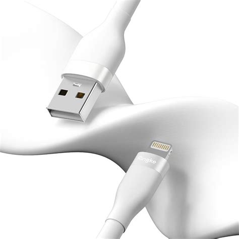 Köp Ringke USB A Till Lightning Kabel 12W 2m Vit TheMobileStore se