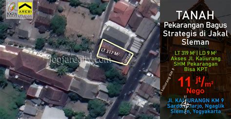 TANAH PEKARANGAN STRATEGIS JAKAL JOGJA DIJUAL