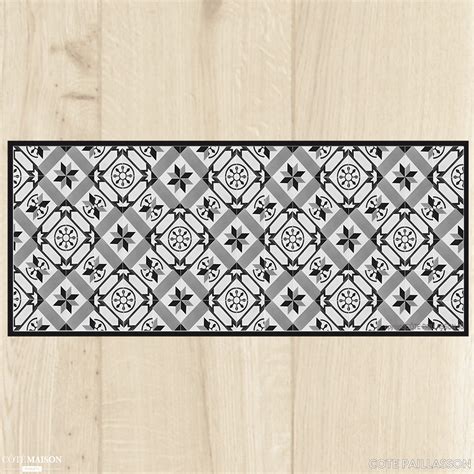 Tapis De Cuisine Carreaux De Ciment C Te Paillasson C T Maison