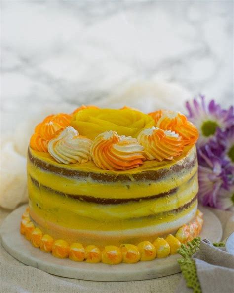 Learn How To Make A Eggless Mango Cake Mango Cake Recipe Without