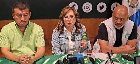 Candidata Sandra Torres aclaró que la UNE no pidió la suspensión de la