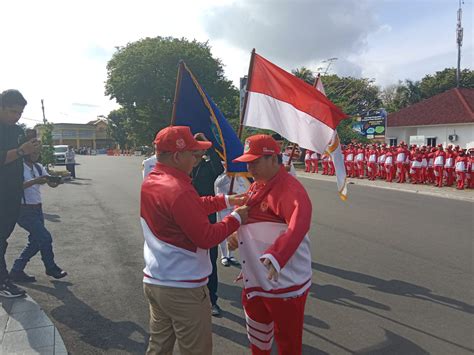 Wali Kota Maulan Aklil Lepas Seluruh Atlet Kontingen Kota Pangkalpinang