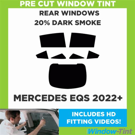 For Mercedes Eqs 2022 Pre Cut Window Tint Kit 20 Dark Rear Car Tinting Film Ebay