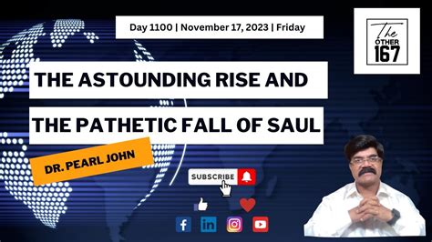 The Astounding Rise And The Pathetic Fall Of Saul Dr Pearl John