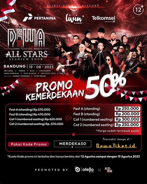 Dewa Featuring All Stars Stadium Tour Siap Meng