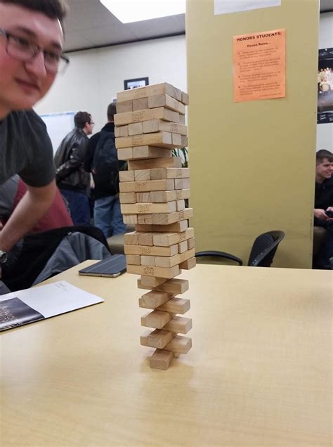 My Engineering Major Friends Playing Jenga Rmildlyinteresting