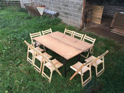 Secondhand Vintage And Reclaimed Tables Folding Trestles 16x