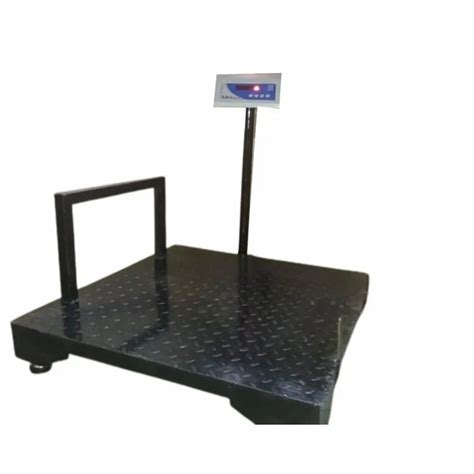 Lg Electro Mild Steel Platform Weighing Scale Size X Mm