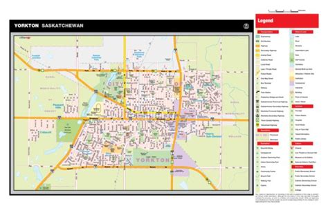 Yorkton Sk Map By Mapmobility Corp Avenza Maps